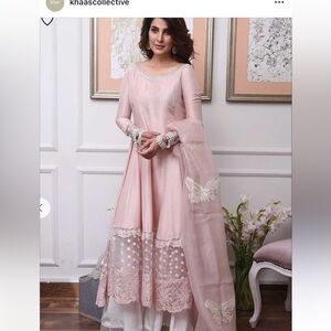 Farah Talib Aziz Kashimiri Butterfly Kalidaar Pakistani Formal